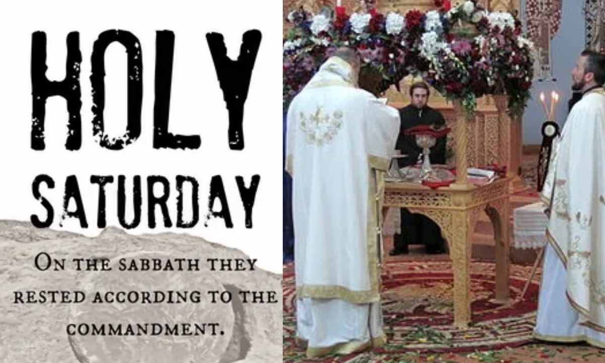 Holy Saturday Holy Saturday