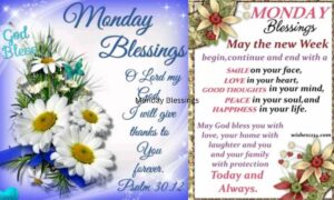 Monday Blessings