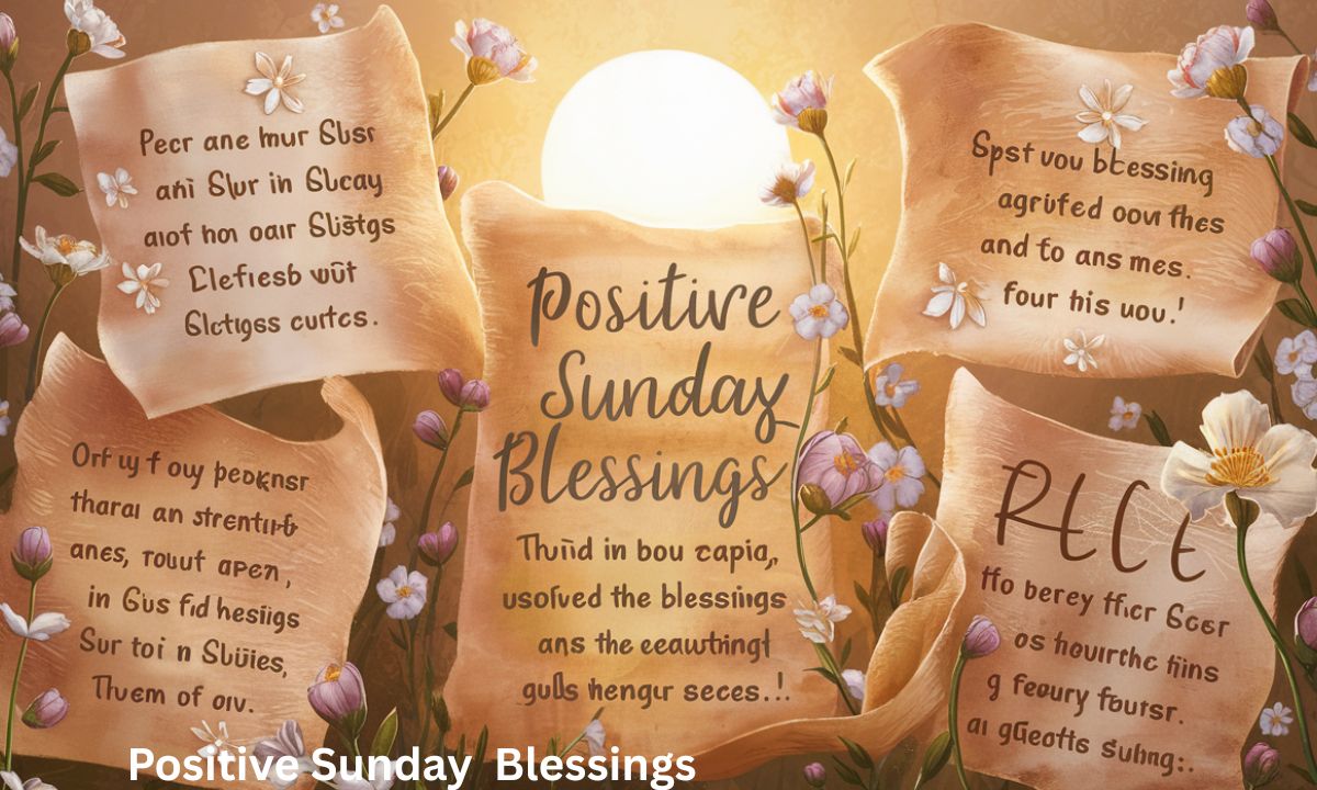 Positive Sunday Blessings Positive Sunday Blessings
