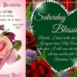 Saturday Blessings